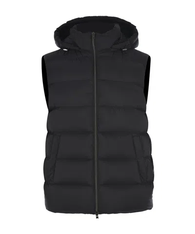 HERNO HOODED DOWN VEST