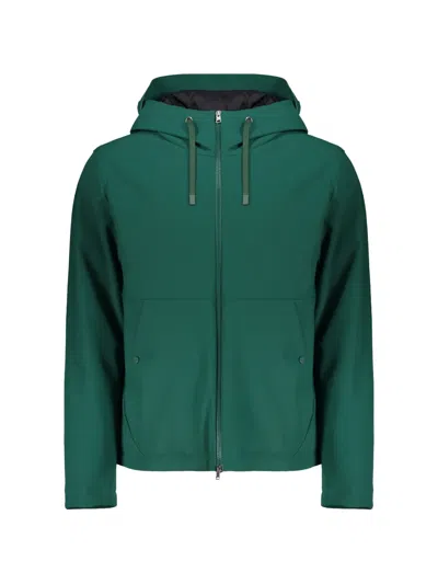 Herno Hooded Down-filled Puffer Jacket In Green