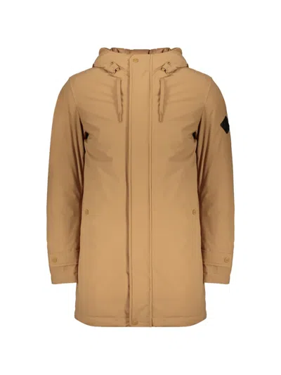 Herno Hooded Down-jacket In Brown