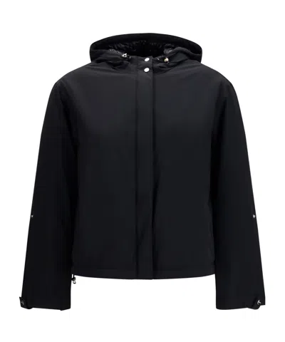 HERNO HOODED DRAWSTRING JACKET