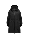 Herno Hooded Drawstring Jacket In Black