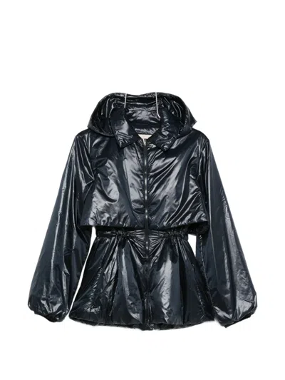 Herno Long-sleeved Cotton-padded Jacket In Black