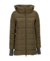 Herno Women A-shape Puffer Jacket In Green