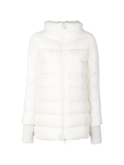 Herno Jacke Im Layering-look In White
