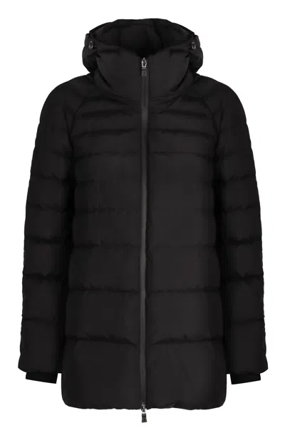 HERNO HOODED FULL-ZIP DOWN JACKET
