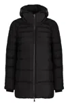Herno Laminar Nylon Windbreaker With Hidden Closure In Black