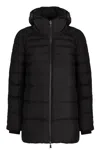 Herno Laminar Nylon Windbreaker With Hidden Closure In Black