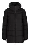 Herno Laminar Nylon Windbreaker With Hidden Closure In Black
