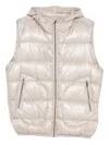 Herno Hooded Gilet In Neutral
