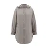 Herno Longline Hooded Jacket Adjustable Drawstring
