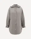 Herno Longline Hooded Jacket Adjustable Drawstring