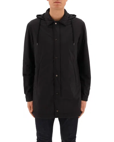 Herno Hooded Jacket In Black