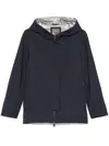 Herno Hooded Jacket In Blue