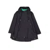 Herno Blue Cotton Shell Jacket In Blue