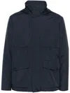Herno Hooded Jacket In Blue