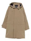 Herno Padded Long Parka With Hood Clothing In Brown