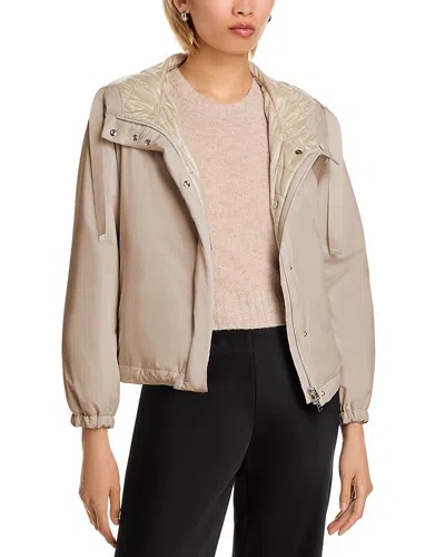 Herno Hooded Jacket In Neutral