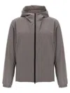 Herno Long-sleeved Casual Jacket In Gray