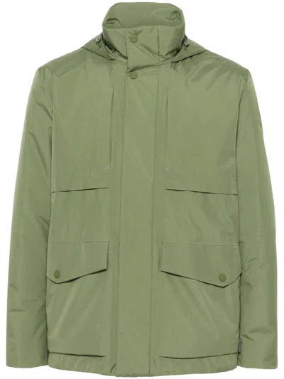 Herno Hooded Jacket In Green