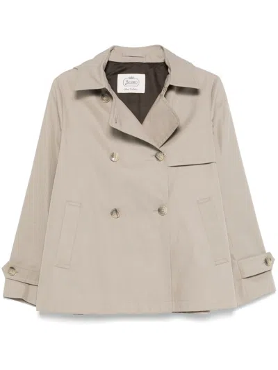 Herno Hooded Jacket In Grey