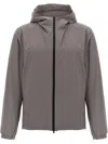 Herno Long-sleeved Casual Jacket In Grey