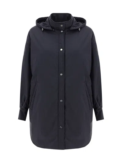 Herno Hooded Jacket In Nero