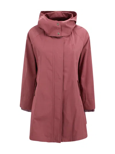 Herno Hooded Jacket In Pink