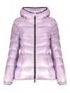 Herno Lightweight Lilac Jacket With Hood In Purple