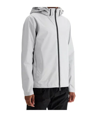 HERNO HERNO HOODED WATERPROOF BOMBER JACKET