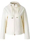 Herno Plain Hooded Jacket In White