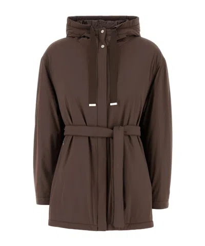 HERNO HERNO BELTED DRAWSTRING COAT
