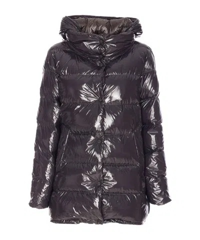 Herno Long-sleeved Down Jacket In Multi