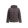 Herno Men Hooded Bomber In Brown