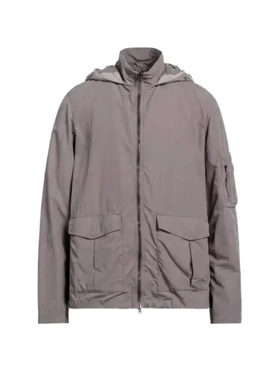 Herno Hooded Multi-pocket Jacket In Gray