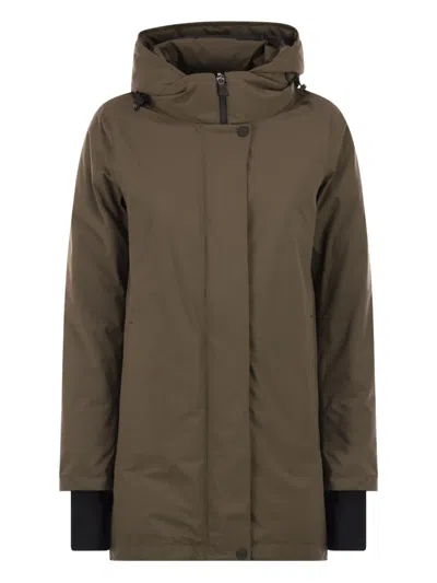 HERNO HOODED-NECK PADDED JACKET