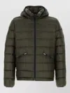 Herno Olive Green Nylon Down Jacket In Green