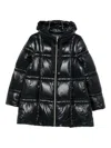 Herno Hooded Padded Coat In Black