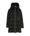 Herno Hooded Padded Coat In Black