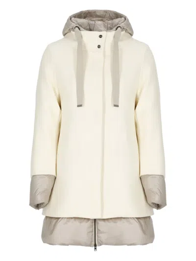 HERNO HOODED PADDED COAT