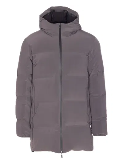 HERNO HOODED PADDED COAT