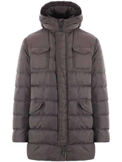 HERNO HOODED PADDED COAT