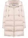 Herno Mid-length Padded Coat In Neutrals