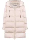 Herno Beige Nylon Down Jacket In Nude