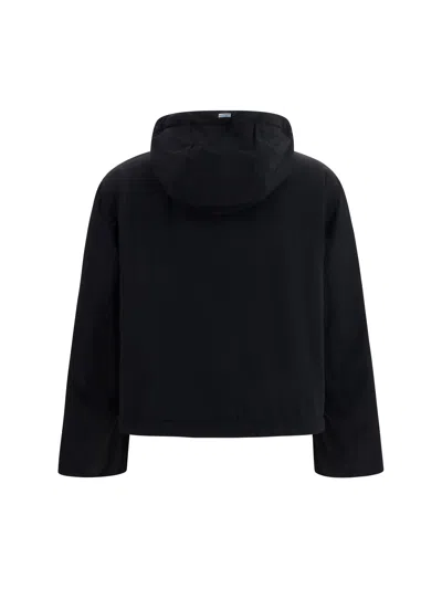 Herno Hooded Padded Down Jacket In Black
