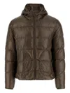 Herno Nylon Padded Down Jacket In Brown