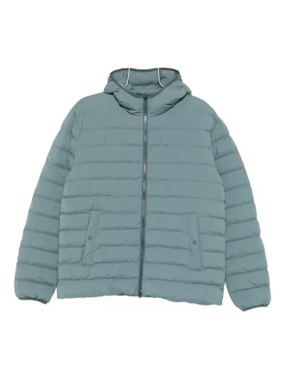 Herno Hooded Padded Jacket In Green