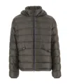 Herno Long-sleeved Cotton Jacket In Green