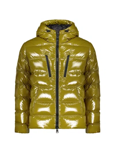 Herno Hooded Padded Jacket In Green