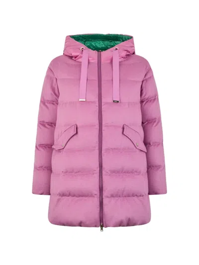 Herno Hooded Padded Jacket In Multi