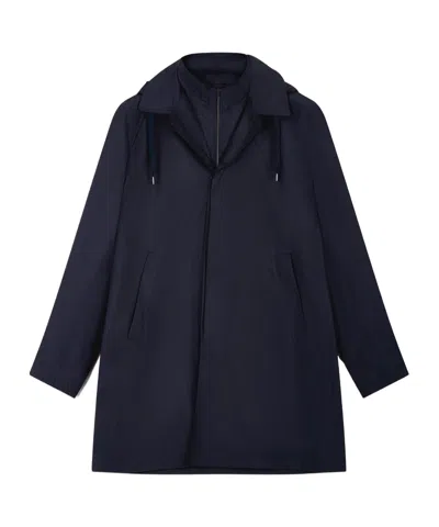 Herno Hooded Parka In Blue